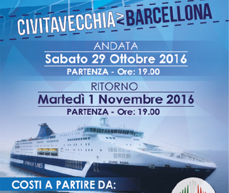 L’Italia s’è desta 2016, Civitavecchia-Barcellona